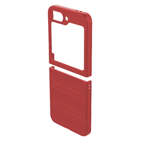 Techsuit Magic Shield Shockproof Case for Samsung Galaxy Z Flip 6, Red 2