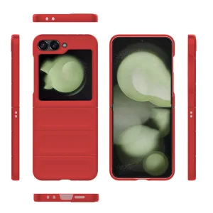 Techsuit Magic Shield Shockproof Case for Samsung Galaxy Z Flip 6, Red 3