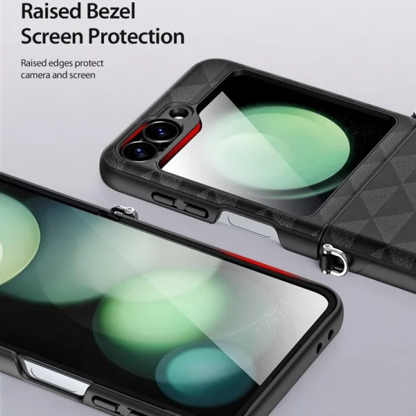 Удароустойчив калъф Dux Ducis Fitt за Samsung Galaxy Z Flip 6, Черен 6