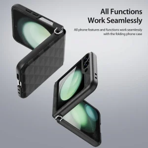 Удароустойчив калъф Dux Ducis Fitt за Samsung Galaxy Z Flip 6, Черен 5