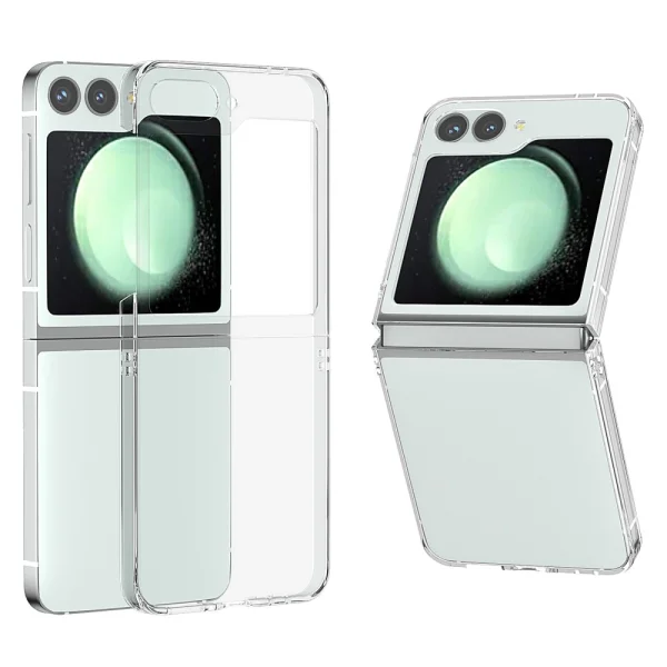 Пластмасов калъф за Samsung Galaxy Z Flip6, Прозрачен 1