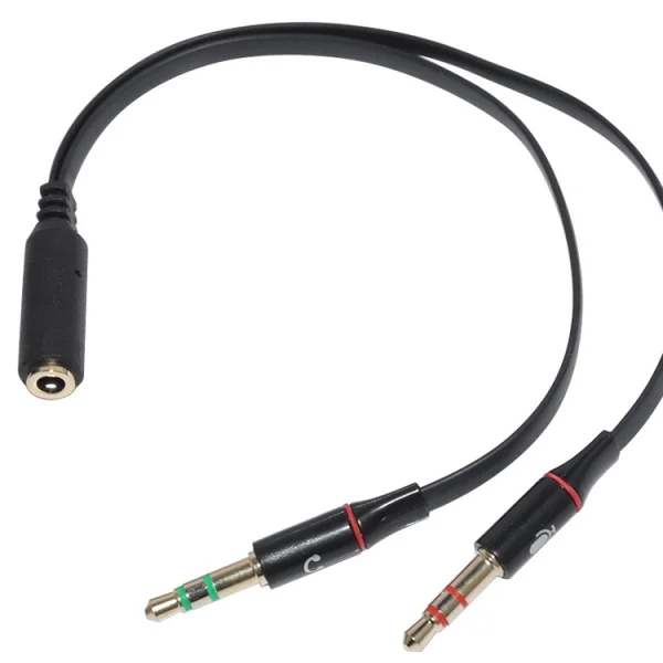 Adapter Adaptor 3.5mm 4pin F / 2 x 3.5mm M - CBL - SP40 2