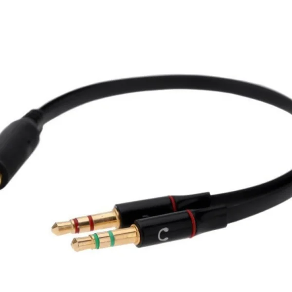 Adapter Adaptor 3.5mm 4pin F / 2 x 3.5mm M - CBL - SP40 1