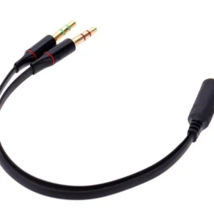 Adapter Adaptor 3.5mm 4pin F / 2 x 3.5mm M - CBL - SP40 3