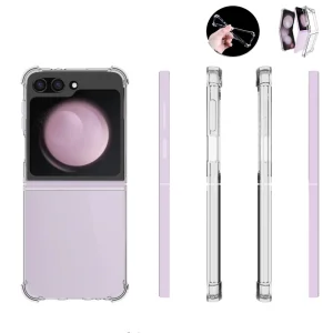 Силиконов калъф Anti-Drop за Samsung Galaxy Z Flip6, Прозрачен 5