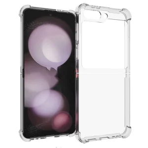 Силиконов калъф Anti-Drop за Samsung Galaxy Z Flip6, Прозрачен