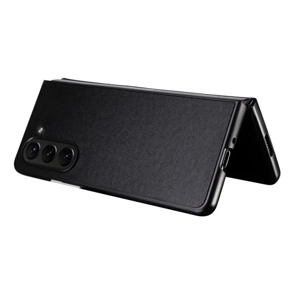 Shockproof case Leather Texture for Samsung Galaxy Z Fold6, Black 3