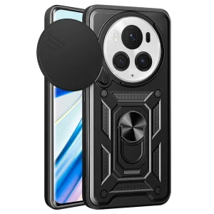 Удароустойчив калъф Slide Camera за Huawei Honor Magic6 Pro, Черен