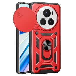 Удароустойчив калъф Slide Camera за Huawei Honor Magic6 Pro, Червен
