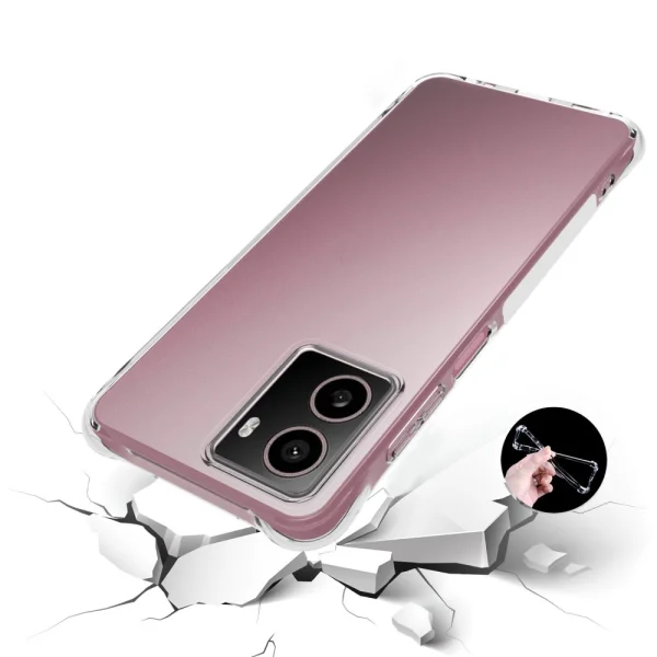 Anti-Drop Silicone Case for HMD Pulse Plus / Pulse Pro, Transparent 2