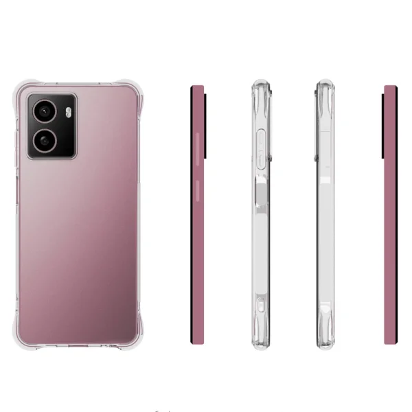 Anti-Drop Silicone Case for HMD Pulse Plus / Pulse Pro, Transparent 4