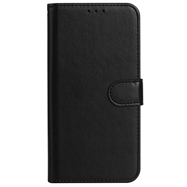 Leather Wallet Book Case for HMD Pulse Plus / Pulse Pro, Black 5
