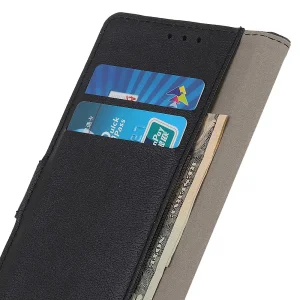 Калъф Тефтер Leather Wallet за Xiaomi Redmi 13 4G / Redmi 13 5G, Черен 5