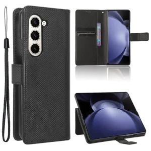 Калъф Тефтер Smart Book за Samsung Galaxy Z Fold6, Черен