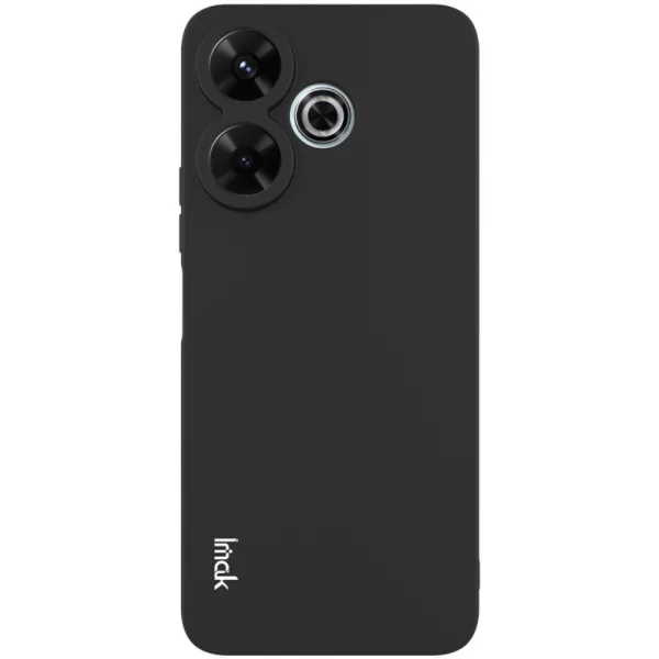 Силиконов калъф IMAK UX-5 за Xiaomi Redmi 13 5G /Redmi 13 4G / Note 13R 5G / Poco M6 4G, Черен 2