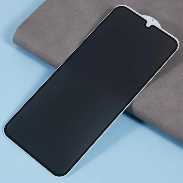 Стъклен Протектор 5D Full Glue PRIVACY за Xiaomi Redmi 13 5G / Redmi 13 4G, Черен 3