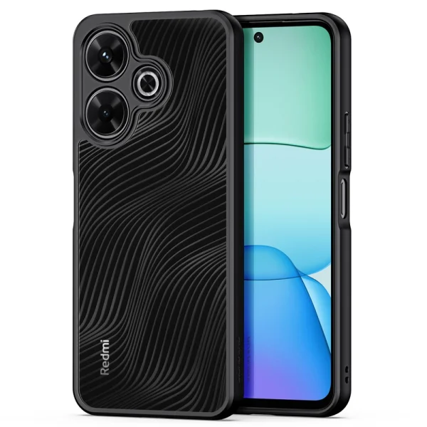 Удароустойчив калъф DUX DUCIS Aimo за Xiaomi Redmi 13 5G /Redmi 13 4G / Note 13R 5G / Poco M6 4G, Прозрачен-черен 2