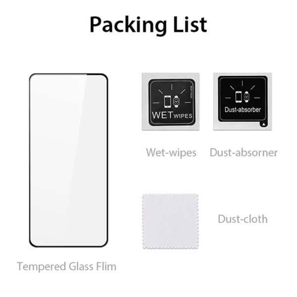 Tempered glass screen protector DUX DUCIS 5D Full Glue for Xiaomi Redmi 13 5G / Redmi 13 4G, Black 3