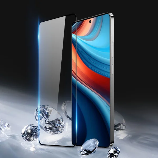 Tempered glass screen protector DUX DUCIS 5D Full Glue for Xiaomi Redmi 13 5G / Redmi 13 4G, Black 2