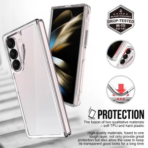 Shockproof case for Samsung Galaxy Z Fold6, Transparent 3
