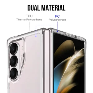 Shockproof case for Samsung Galaxy Z Fold6, Transparent 4
