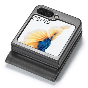 Калъф Тефтер LC IMEEKE Leather за Samsung Galaxy Z Flip6, Черен 6