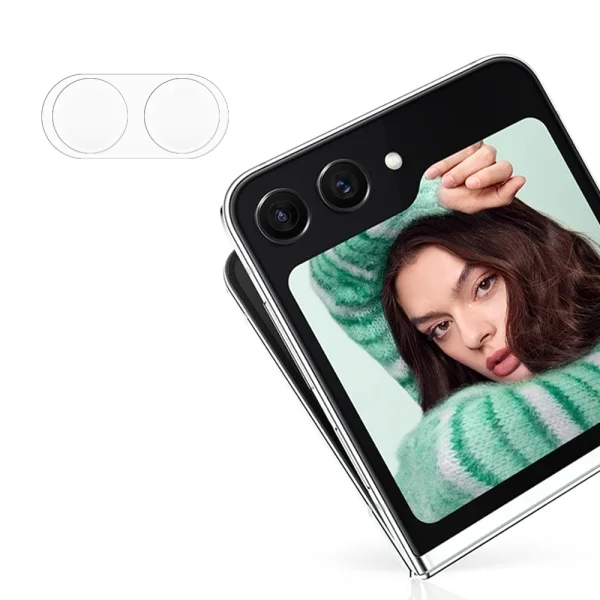 Стъклен Протектор за Камерата на Samsung Galaxy Z Flip6, Прозрачен 1