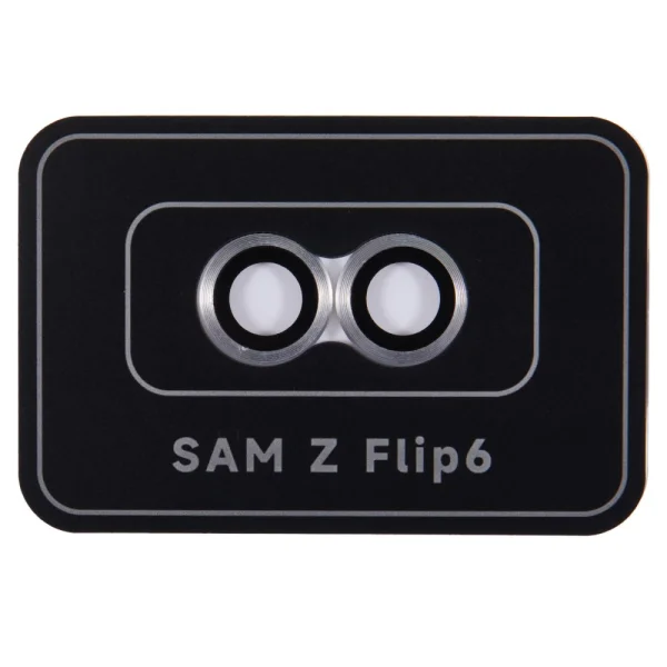 Tempered Glass Camera Protector for Samsung Galaxy Z Flip6, lens, Silver 3