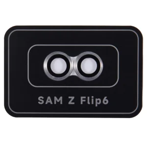 Tempered Glass Camera Protector for Samsung Galaxy Z Flip6, lens, Silver 3