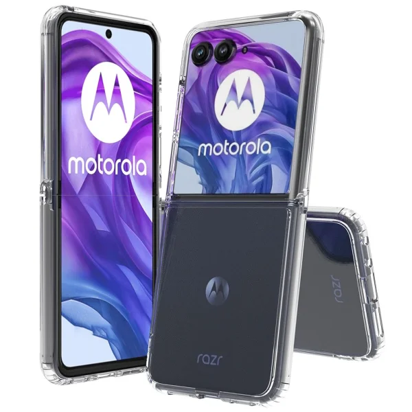 Удароустойчив калъф Acrylic за Motorola Razr 50 Ultra 5G, Прозрачен 2