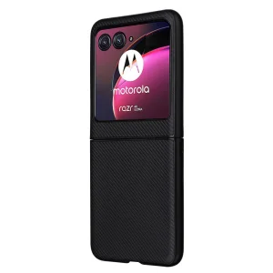 Силиконов Калъф Carbon Fibre Texture за Motorola Razr 40 Ultra 5G, Черен 3