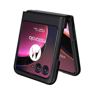Силиконов Калъф Carbon Fibre Texture за Motorola Razr 40 Ultra 5G, Черен 5