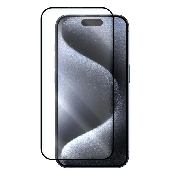 Стъклен Протектор 5D Full Glue за iPhone 16, Черен 1