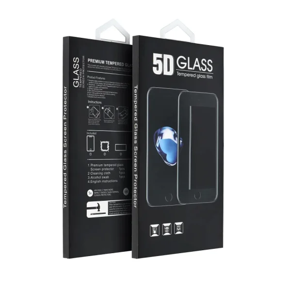 Стъклен Протектор 5D Full Glue за iPhone 16, Черен 3