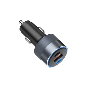 Зарядно за кола 12V Forcell F-Energy, 65W, PD, QC4.0, 2xUSB C, USB-A, Alu Car Charger 4