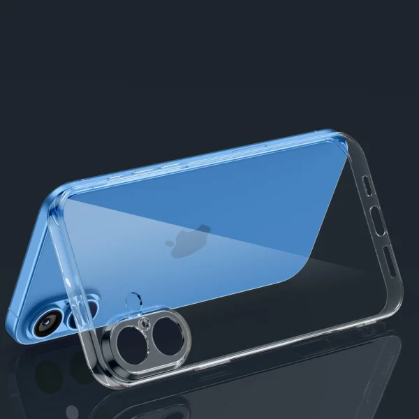 Silicone Case for iPhone 16, 2mm, Transparent 2