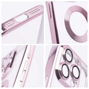Silicone case Glam for iPhone 16 Pro Max, Pink 3