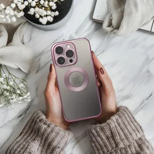 Silicone case Glam for iPhone 16 Pro Max, Pink 4
