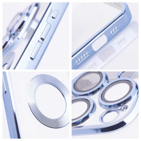 Silicone Case Glam for iPhone 16 Pro, Blue 3