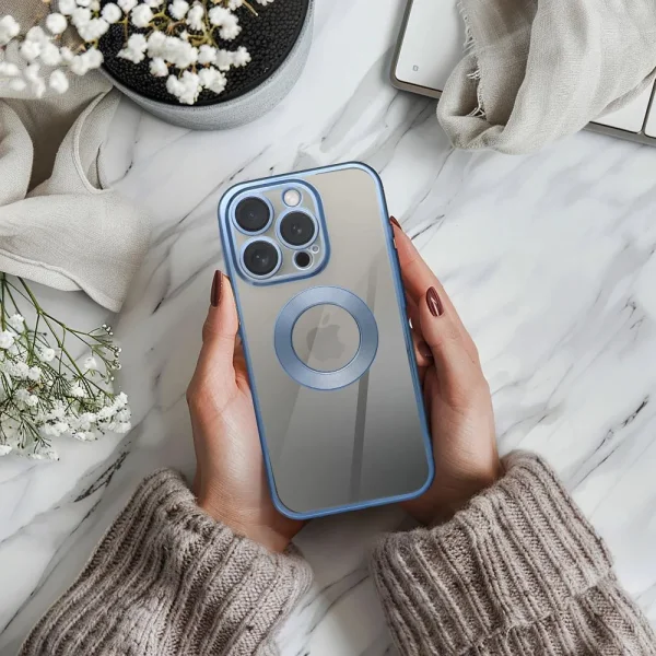 Silicone Case Glam for iPhone 16 Pro, Blue 4