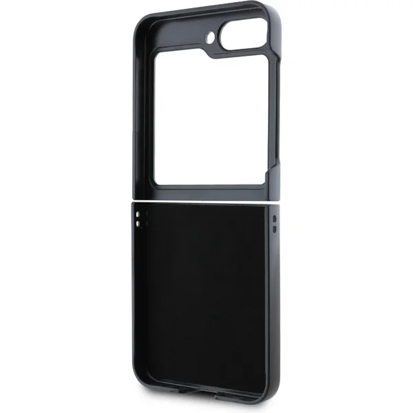 Калъф DKNY за Samsung Galaxy Z Flip 6, PU Leather Stack Logo Case, DKHCZF6PSMCSLK 5