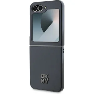 Калъф DKNY за Samsung Galaxy Z Flip 6, PU Leather Stack Logo Case, DKHCZF6PSMCSLK 4