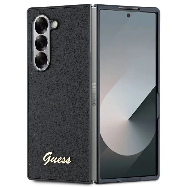 Калъф GUESS за Samsung Galaxy Z Fold 6, GUHCZFD6HGGSHK, Glitter Flakes Metal Logo Case 1