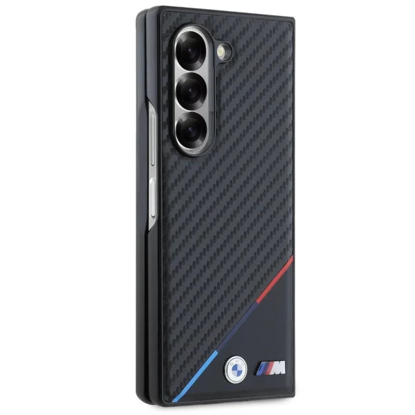 Калъф BMW за Samsung Galaxy Z Fold 6, M PU Carbon Tricolor Stripe MagSafe, BMHMZFD623PUDTK 3