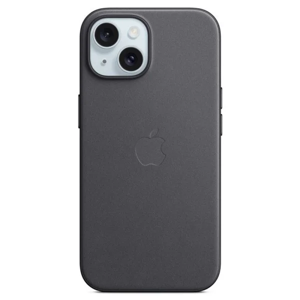 Калъф Apple FineWoven Case with MagSafe за iPhone 15, MT393ZM / A, Черен 1