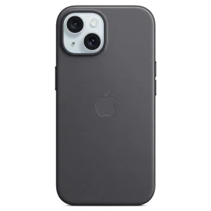 Калъф Apple FineWoven Case with MagSafe за iPhone 15, MT393ZM / A, Черен