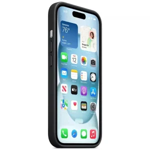 Калъф Apple FineWoven Case with MagSafe за iPhone 15, MT393ZM / A, Черен 3