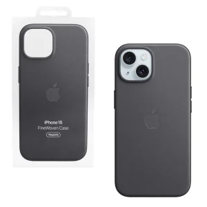Калъф Apple FineWoven Case with MagSafe за iPhone 15, MT393ZM / A, Черен 4