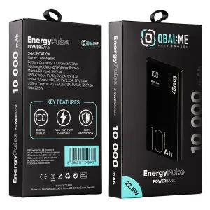 Universal Power Bank OBAL-ME EnergyPulse 10000mAh 22.5W, Black 5