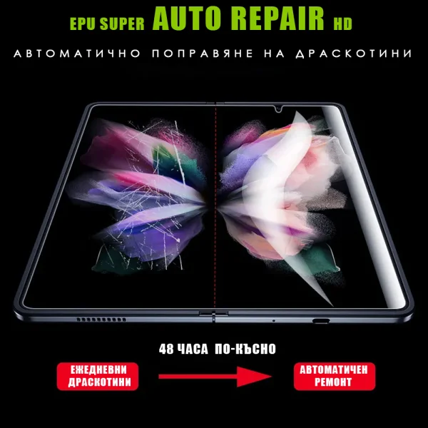 Cutting Hydrogel Protector EPU Super Auto Repair HD, folding screen 3
